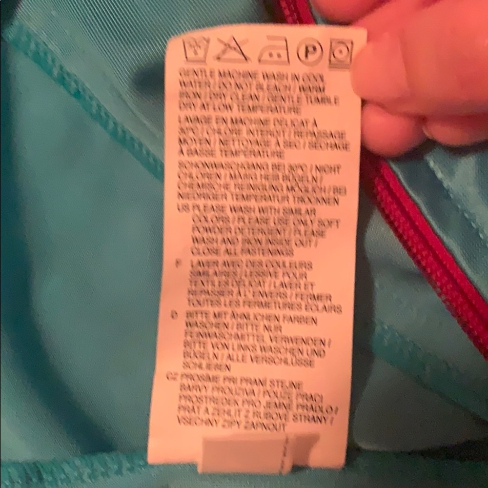 Y2K Puma Teal and Red Shiny Track Jacket - Picture 5 of 5
